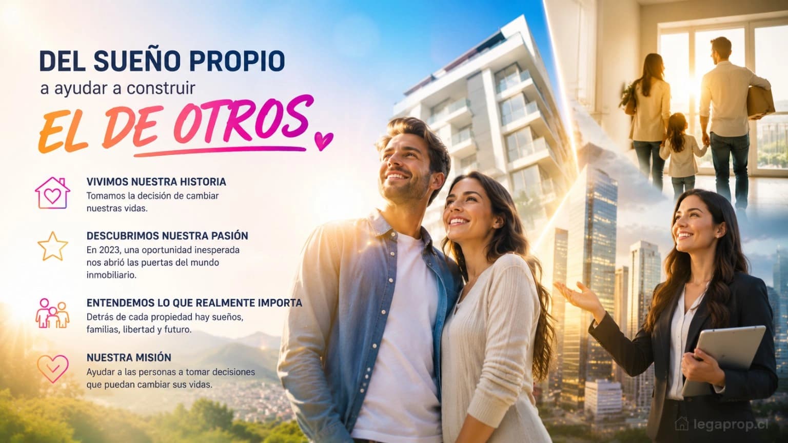 Del sueño propio a ayudar a construir el de otros