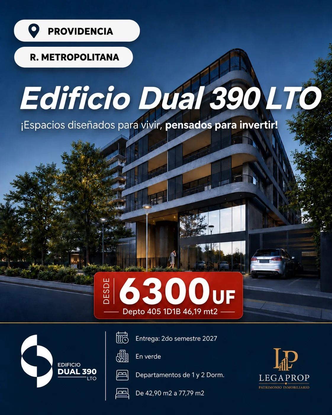 Dual 390 LTO - Departamentos